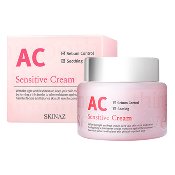 Kem Dưỡng Da Cao Cấp Dành Cho Da Nhạy Cảm Ac Sensitive Cream Skinaz (100ml)