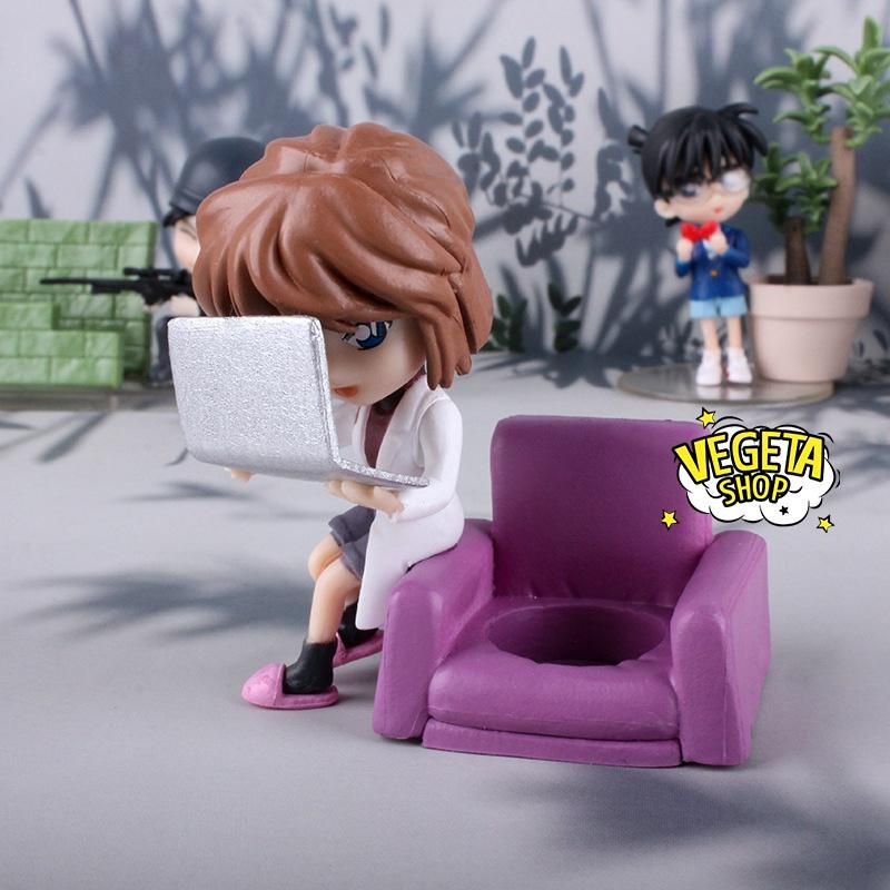 Mô hình Conan Haibara Shinichi Kaito Kid Tooru Toru Amuro Shuichi Akai Hattori Heiji trang trí bàn làm việc - Cao 8~10cm