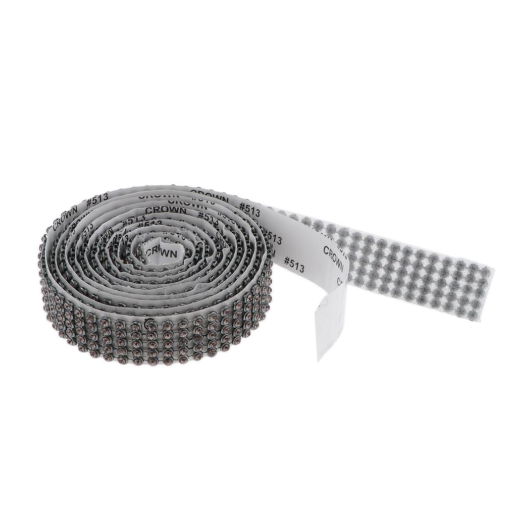 Cuộn Dây Ruy Băng Đính Đá 5 Hàng Dùng Trang Trí DIY Độc Đáo