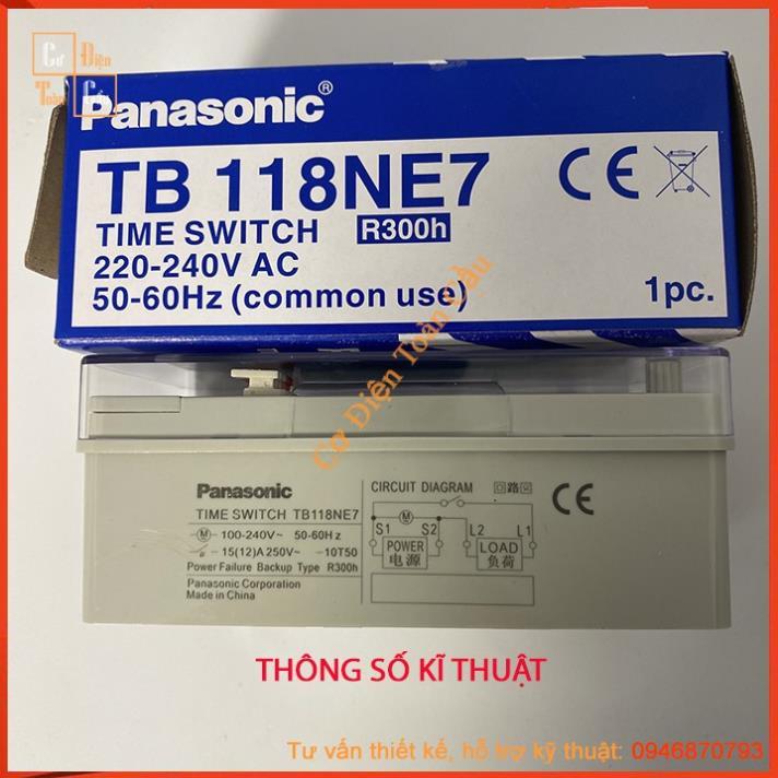 Rơ le thời gian thực - đồng hồ hẹn giờ - Timer hẹn giờ TB118N TB118