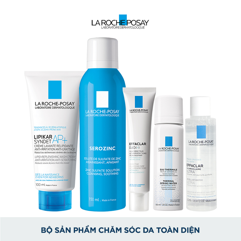 Bộ sản phẩm chăm sóc da toàn diện La Roche-Posay