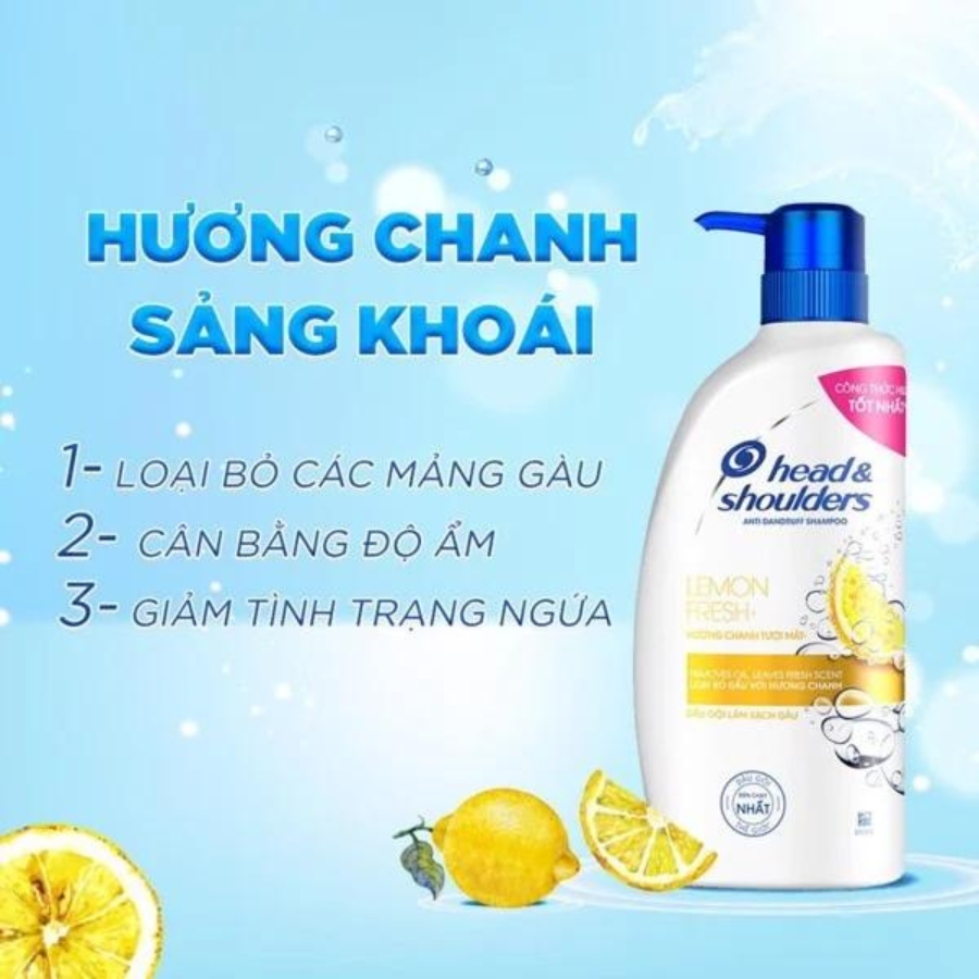 Dầu Gội Head & Shoulders Làm Sạch Gàu Hương Táo Thơm Ngát