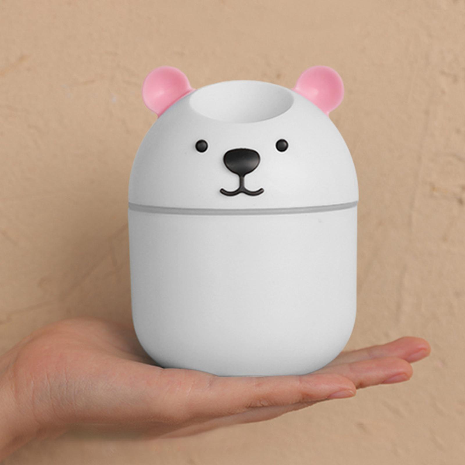 Electric Mist Humidifier Essential Diffuser for Kid Nursery Baby Room Car White