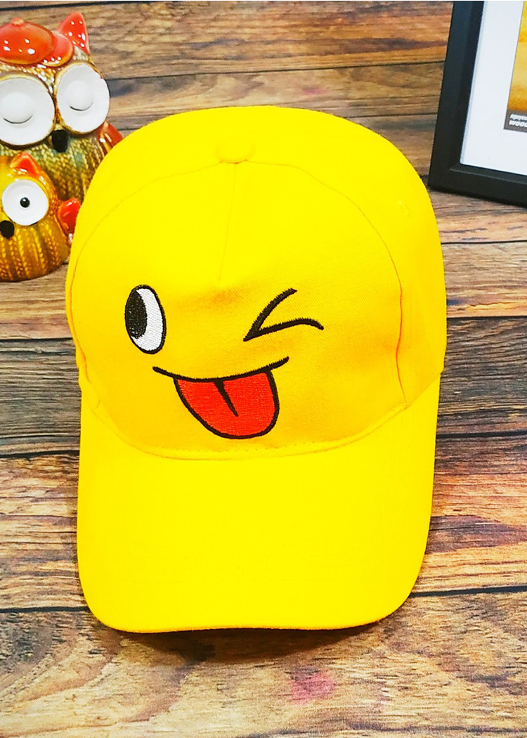 Nón kết/ Mũ lưỡi trai kaki icon mặt cười NON0219C