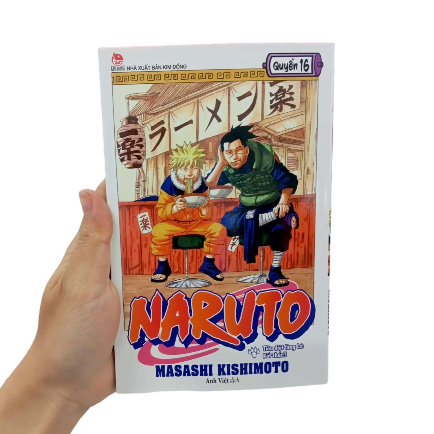 Naruto Tập 16: Tiêu Diệt Làng Lá: Kết Thúc!! (Tái Bản 2022)