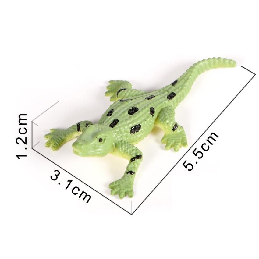 Đồ chơi 12 Cá Sấu 5.5 cm mô hình động vật nhựa Wild Animal ngộ nghĩnh nhiều màu cho bé