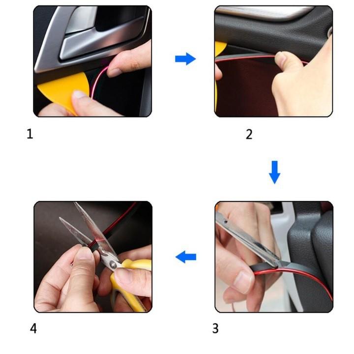 Nẹp Trang Trí-Chỉ Viền- Trang Trí Nội Thất-Ô Tô PHCV01