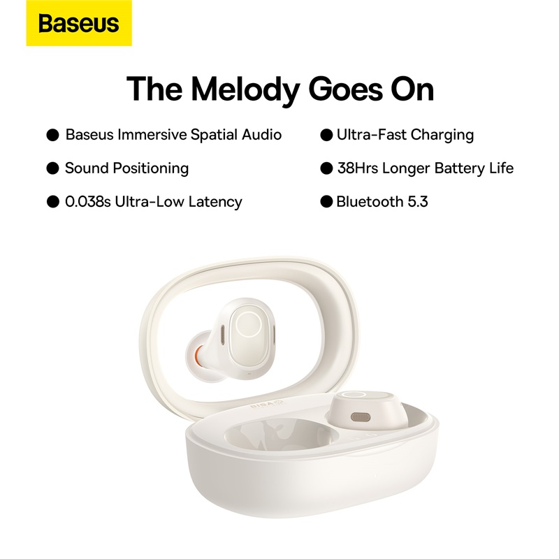 Tai Nghe Bluetooth Baseus Bowie WM03 True Wireless Earphones