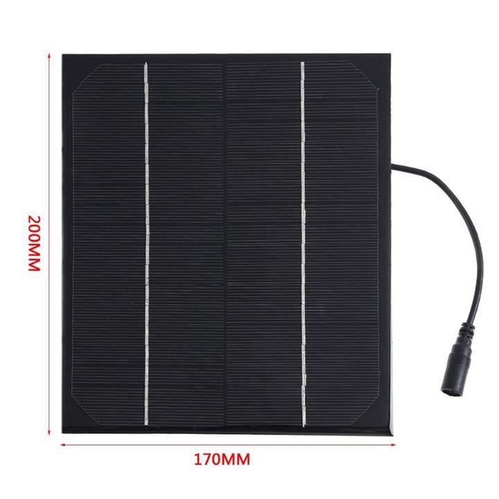 Pin năng lượng mặt trời 12v 6W (20cm x 17cm)