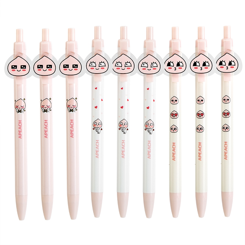 Bút Gel Deli x Kakao Friends - Mực đen - Ngòi 0.38mm - A487