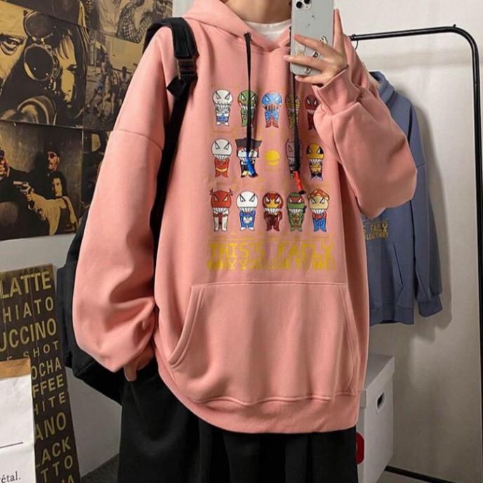 Áo hoodie nỉ unisex form rộng FACLY nam nữ phong cách ulzzang