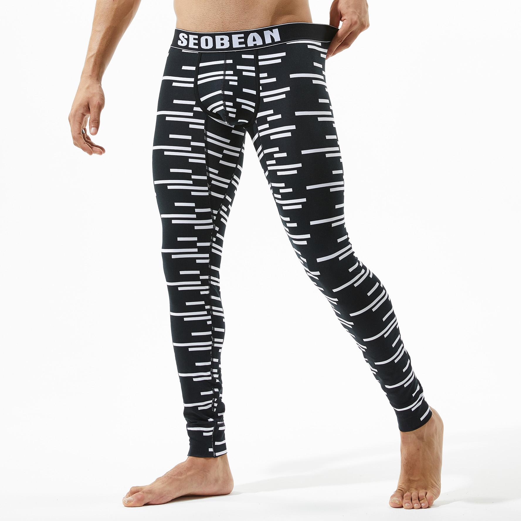 Mới Quần Dài Nam Johns Nhiệt Quần Lót Cotton Thoải Mái Quần Legging Ấm Quần Lót Thu Đông