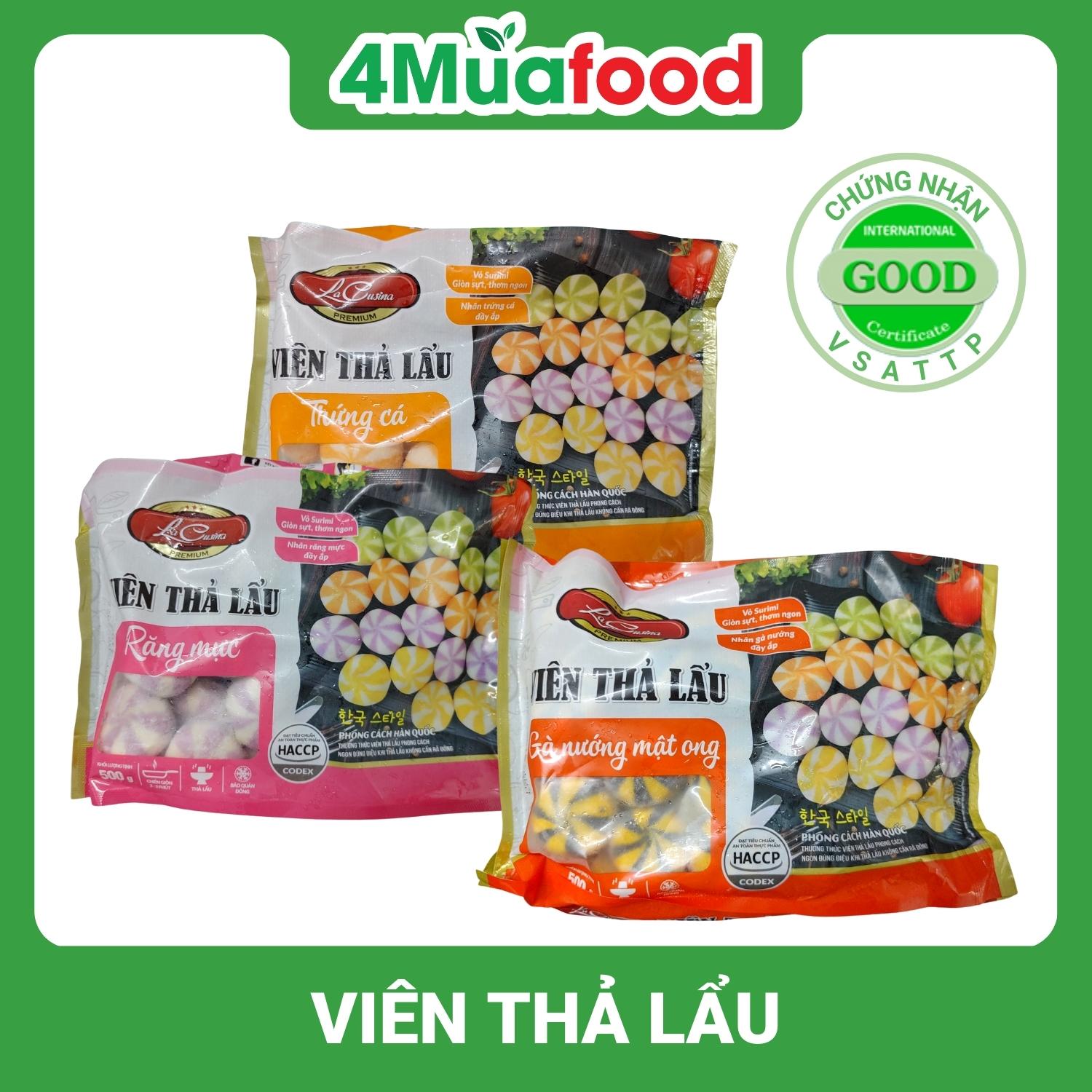 - Viên thả lẩu Surimi vị Ngẫu Nhiên - gói 500g
