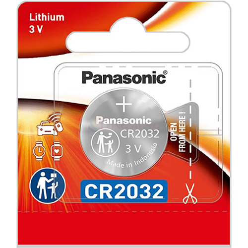 Vỉ Pin nút Panasonic 3V CR-2032VN/5B (1 viên/5 viên) - Hàng chính hãng