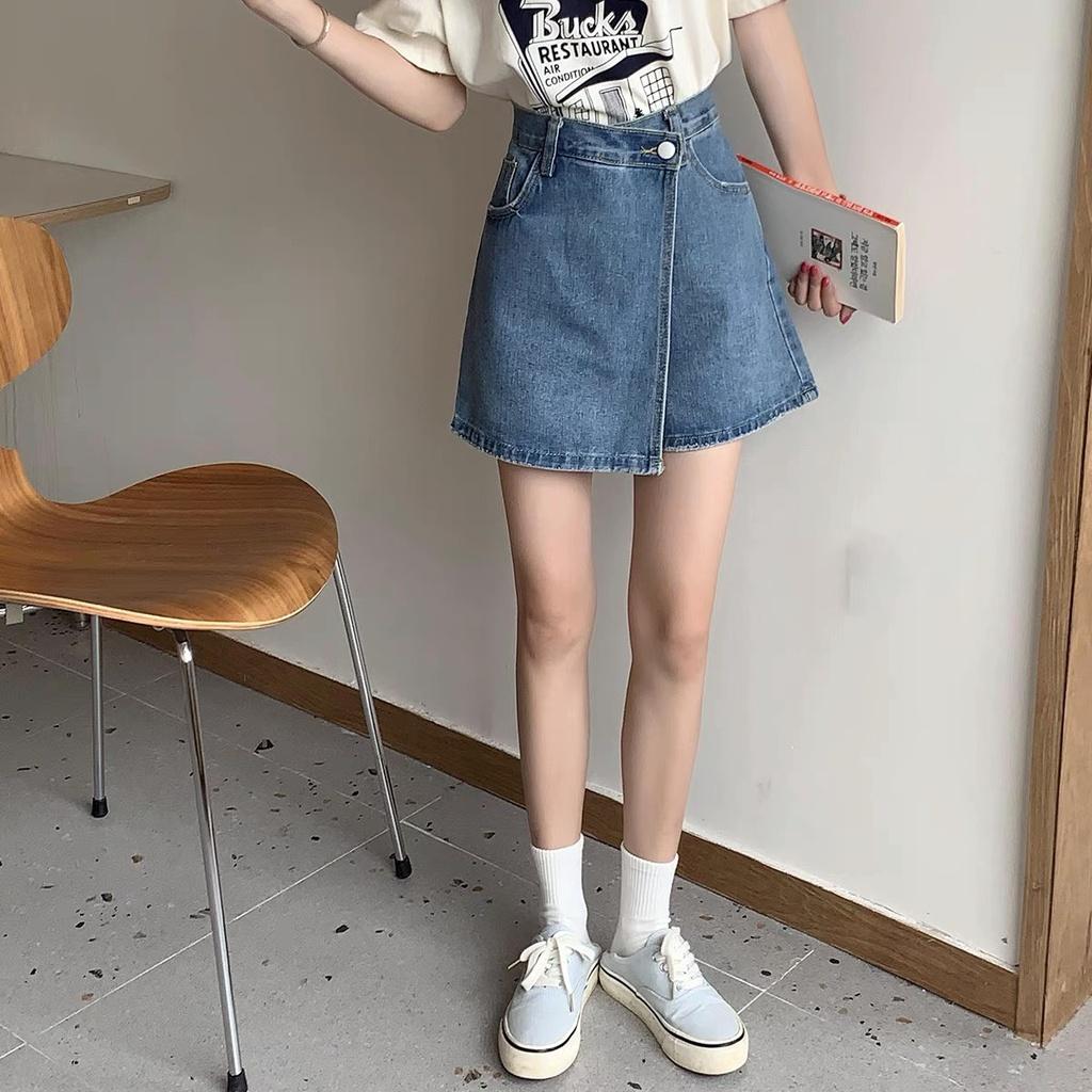 Quần Short Giả Váy Phong Cách Đơn Giản_G2