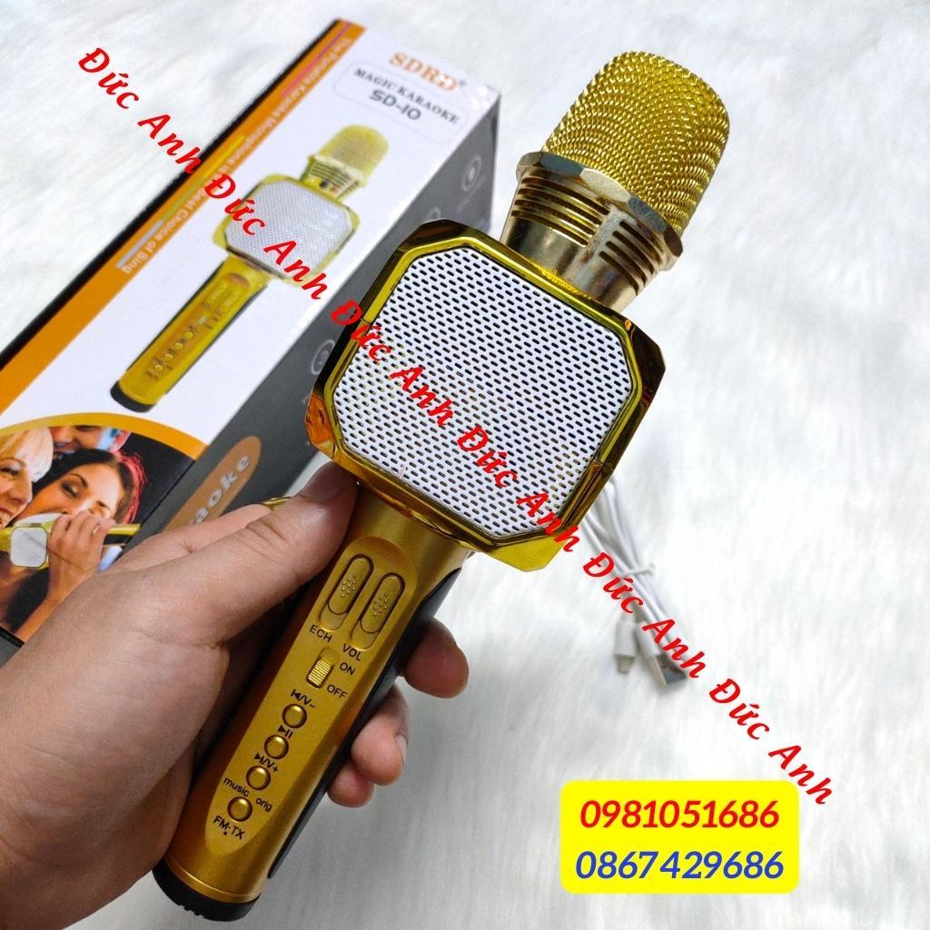 Micro không dây karaoke GrownTech YS 91 mic hát kara hỗ trợ thu âm, live streams BH 6 tháng