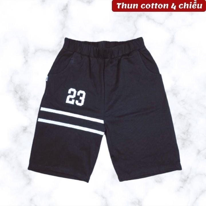Bộ quần áo bé trai in chữ sành điệu từ 22-58kg. Chất thun cotton thấm hút mồ hôi-Hương Nhiên