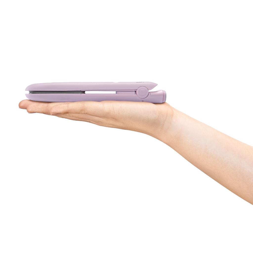 Máy duỗi tóc không dây VS Sassoon VSI Mini cáp sạc USB màu hồng