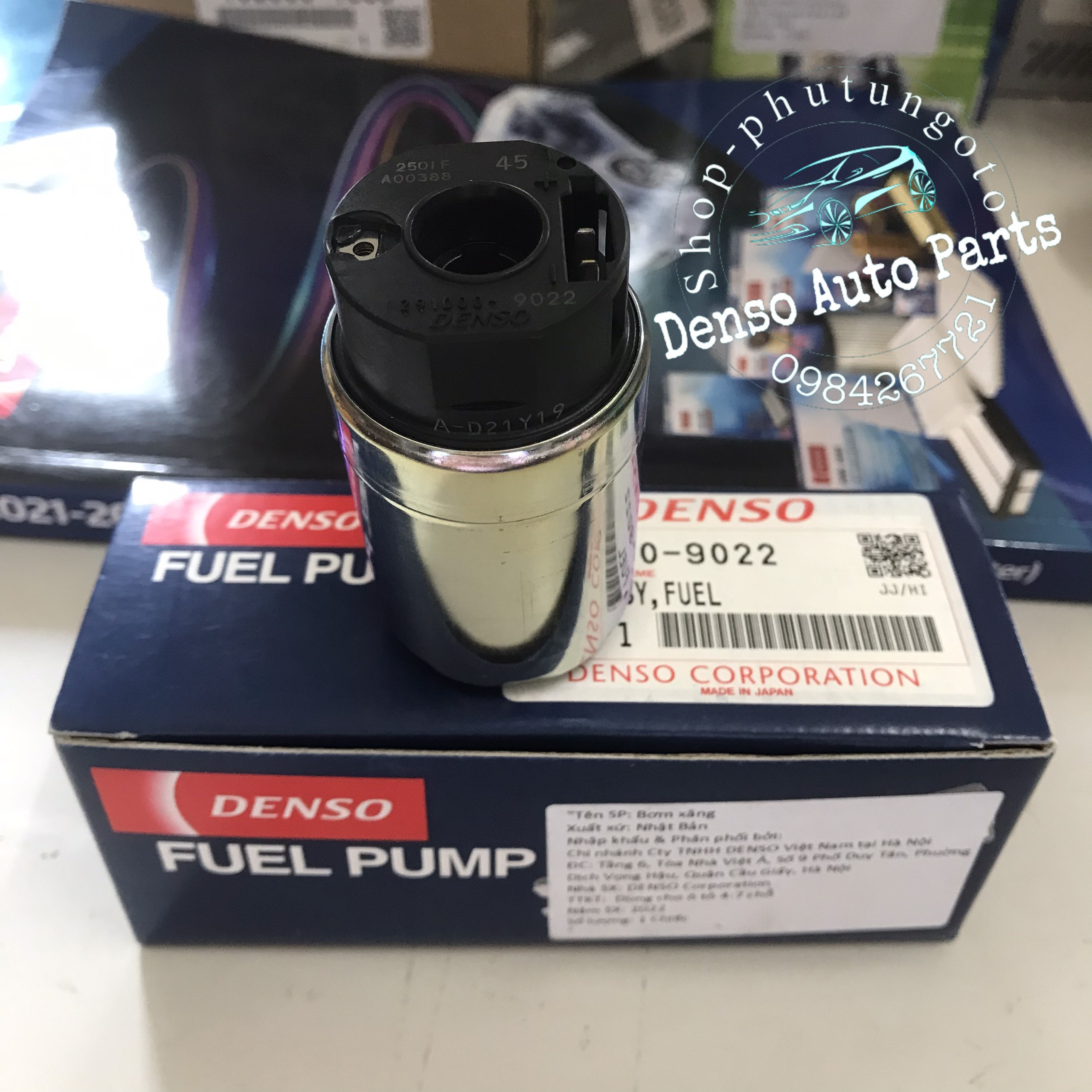 Bơm xăng Toyota innova, fortuner, hilux chính hãng Denso 291000-9022