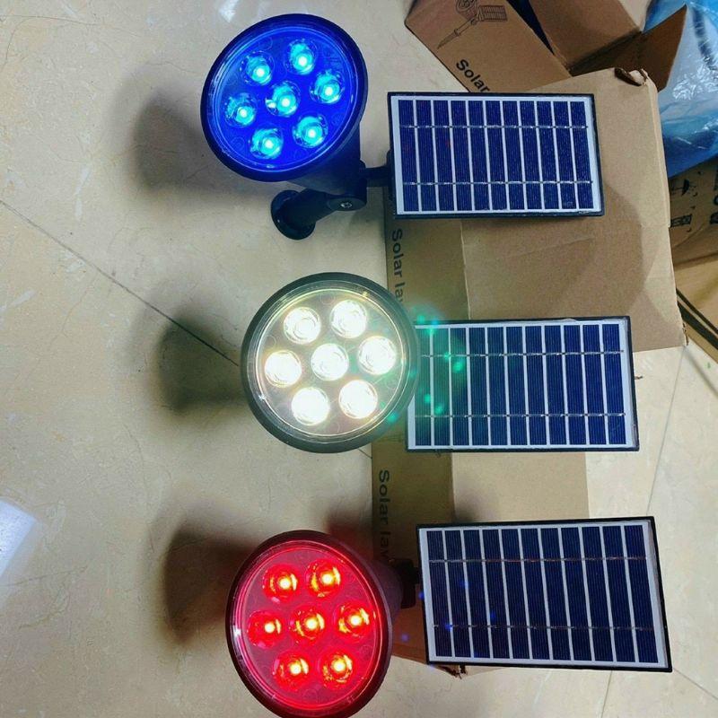 Đèn cắm cỏ năng lượng mặt trời sáng đổi màu