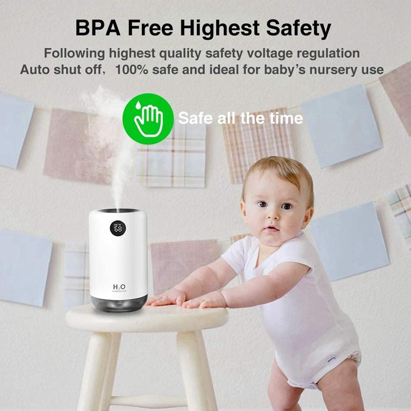 Di Động Máy Phun Sương Tạo Độ Ẩm Mini Nhỏ Thoáng Mát Sương Máy Tạo Ẩm, Phun Sương 500Ml USB Máy Tạo Độ Ẩm Không Khí, Máy Tính Để Bàn Máy Phun Sương Tạo Ẩm Cho Phòng Ngủ Văn Phòng