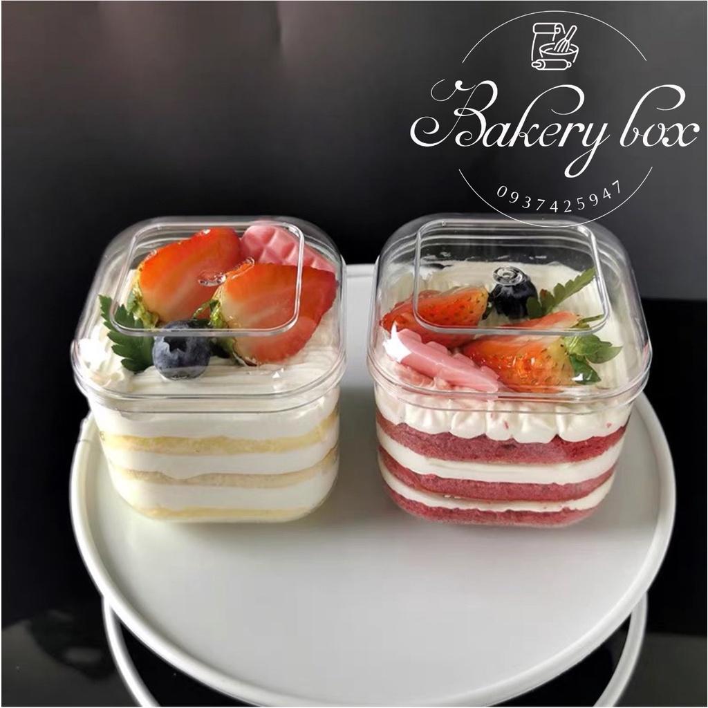 20 Hộp Vuông Đựng Bánh Lạnh - Tiramisu - Oreo Cheesecake - Red Velvet - GD-2013