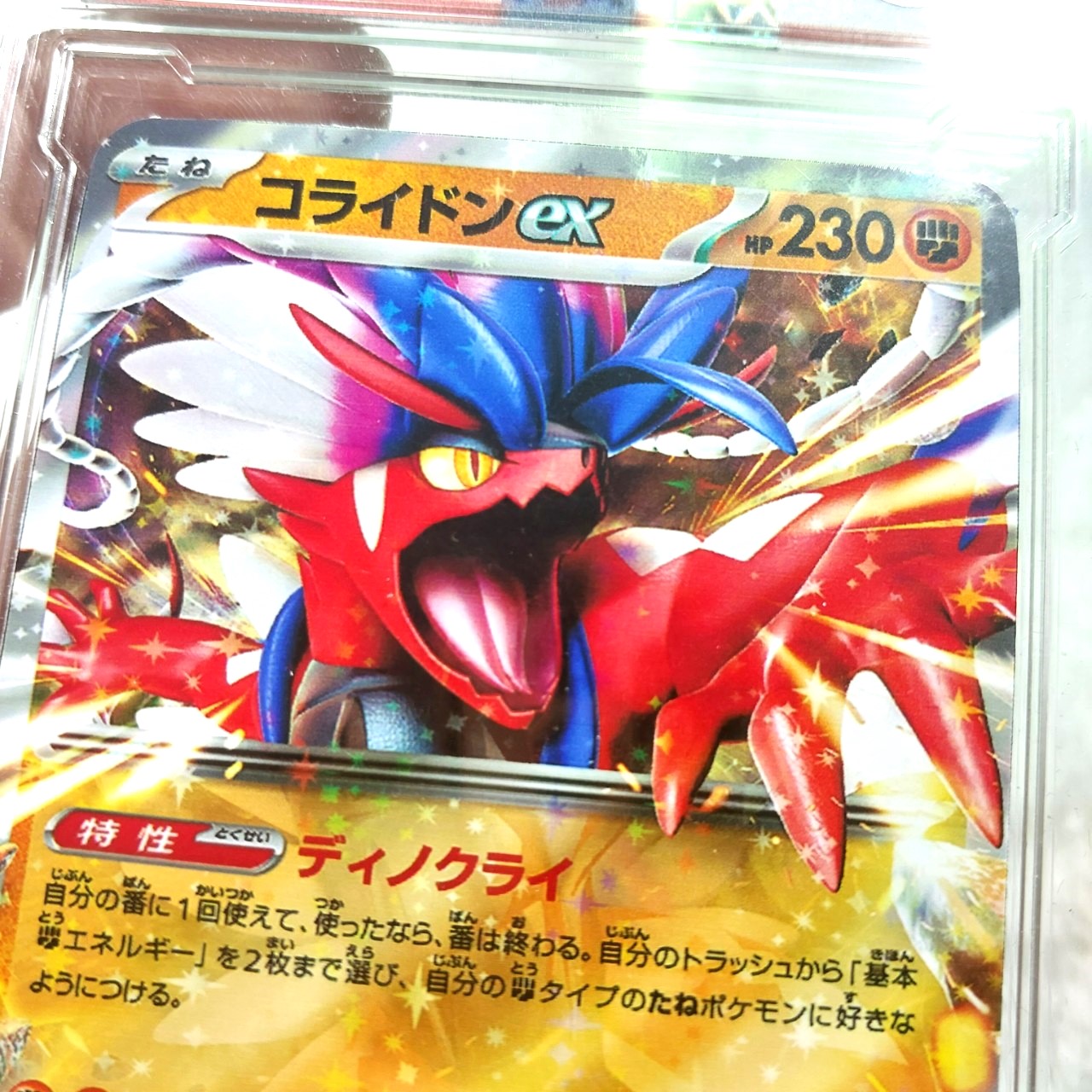 Thẻ Pokemon Koraidon EX 125 198 biến hình hỏa hệ trong Scarlet Violet tiếng nhật tặng bọc bảo quảng 1459 d21 6