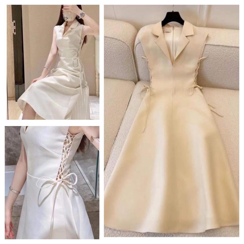 Đầm Xòe Đan Eo Dáng Dài Váy Cao Cấp BY8350