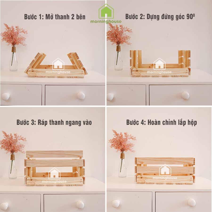 HỘP PALLET GẤP GỌN ĐA NĂNG- Morning House