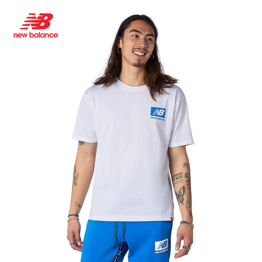 Áo thun thời trang nam New Balance ESSENTIALS ID SS TEE - AMT13518WT (form châu á