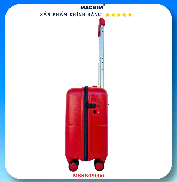 Vali cao cấp Macsim Seek MSSK09006 ( 18 inch) màu đỏ