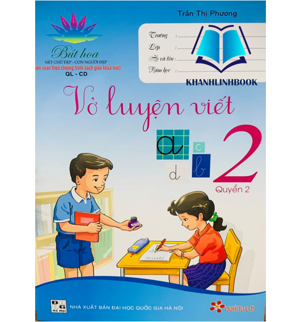 Sách - Vở luyện viết 2 quyển 2