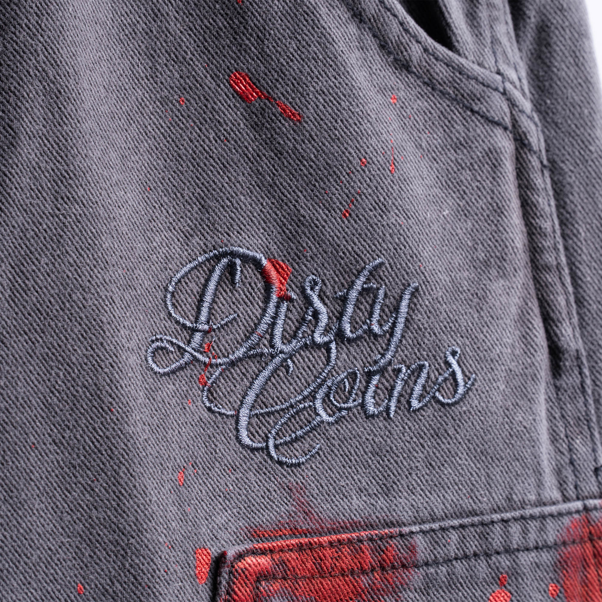 Quần DirtyCoins Splatter Double Knee Pants - Grey