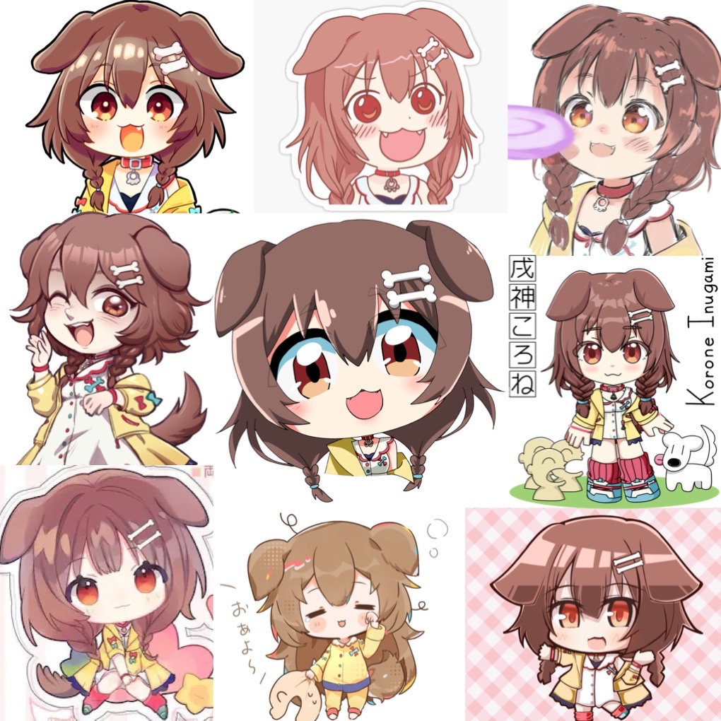Ảnh Sticker Usada Pekora Hololive 30-60 cái ép lụa khác nhau/Hình dán Usada pekora Hololive
