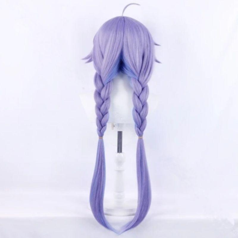 Wig/Tóc giả cosplay Bailu - Honkai Star Rail màu tím mix siêu đẹp