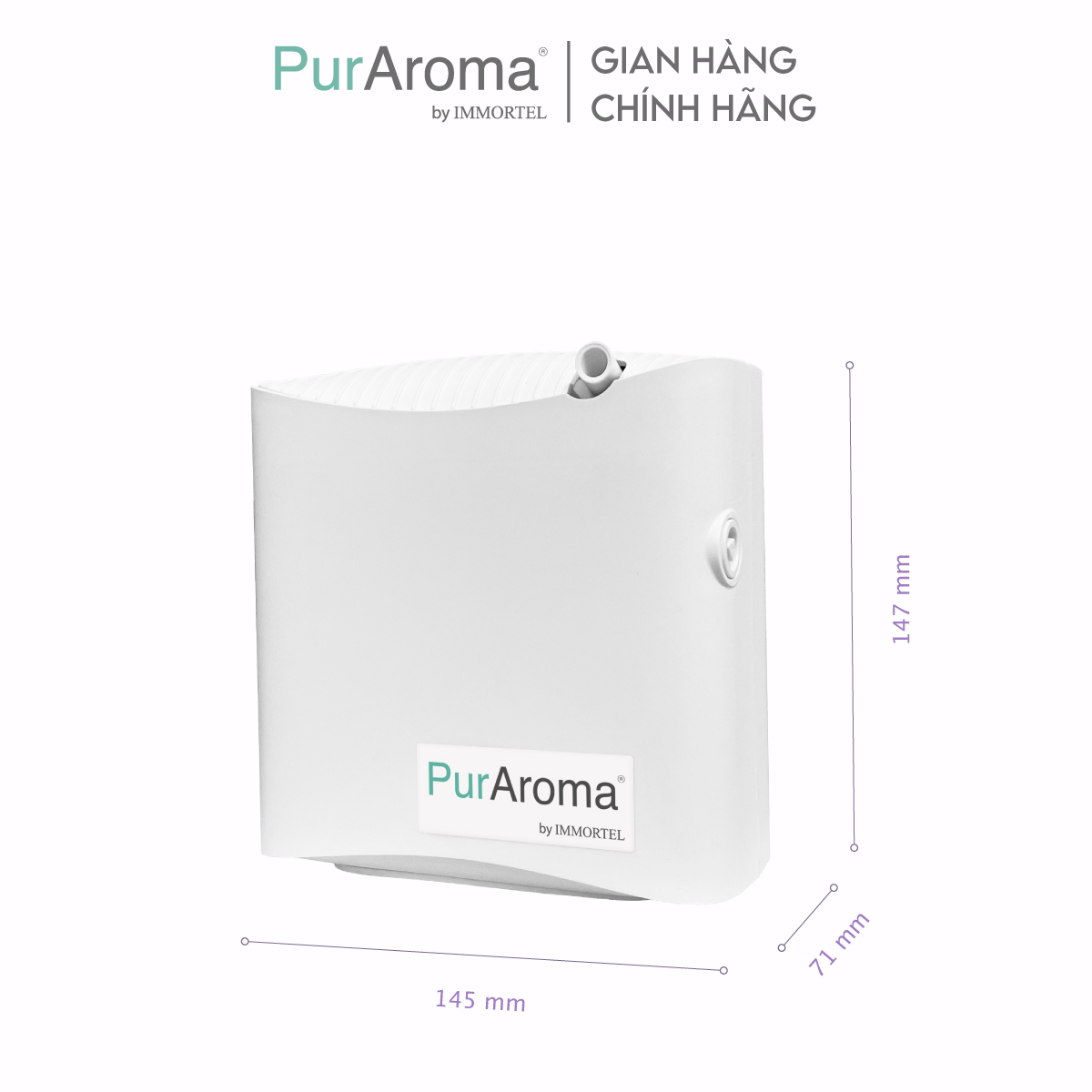 Máy Khuếch Tán Tinh Dầu PurAroma - WPA 100S 5V - Công Nghệ Khuếch Tán Siêu Âm Nhật Bản