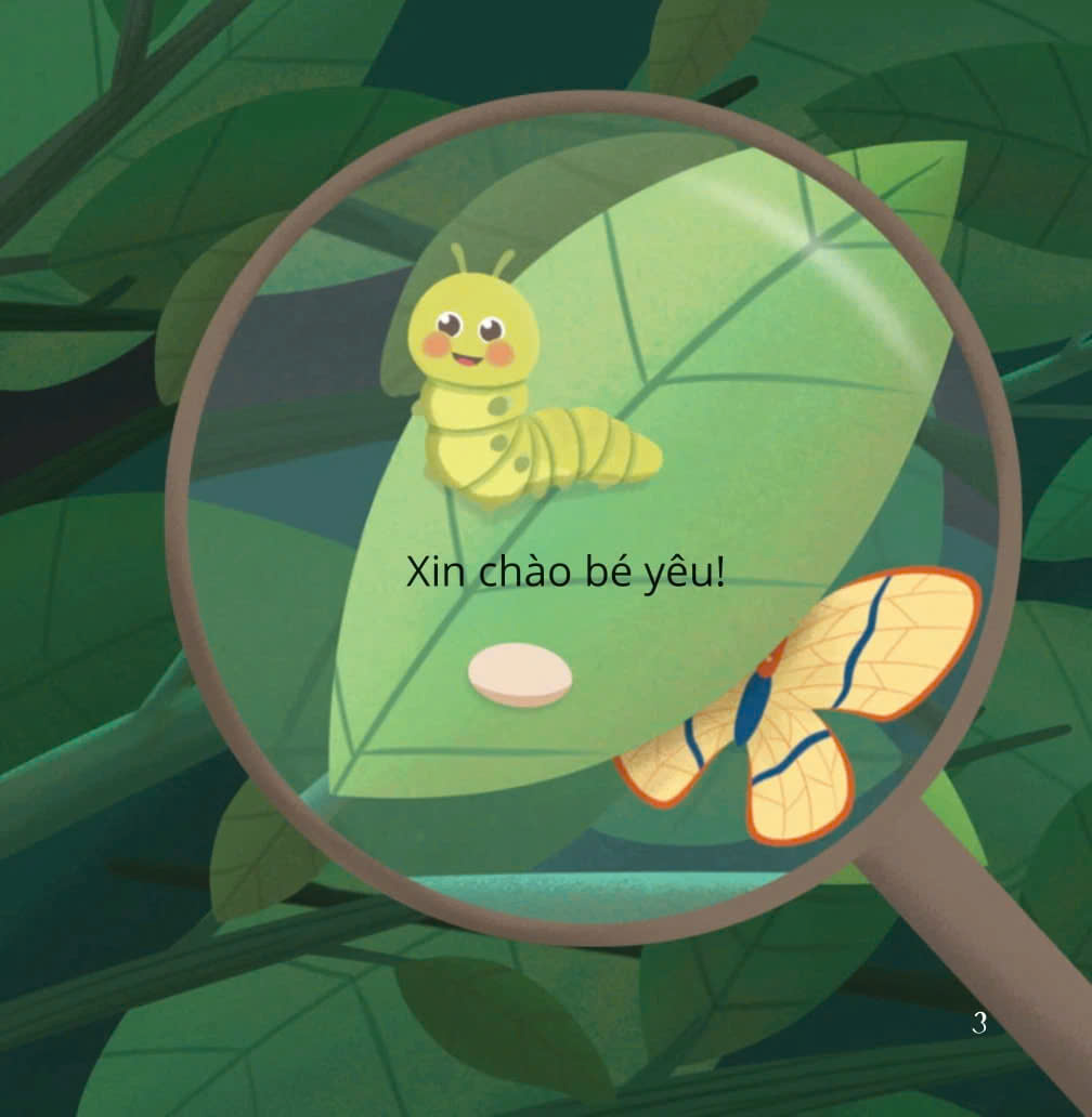 Bé Thông Minh - Đóng Mở Kì Diệu - Bên Dưới Chiếc Lá - Bìa Cứng