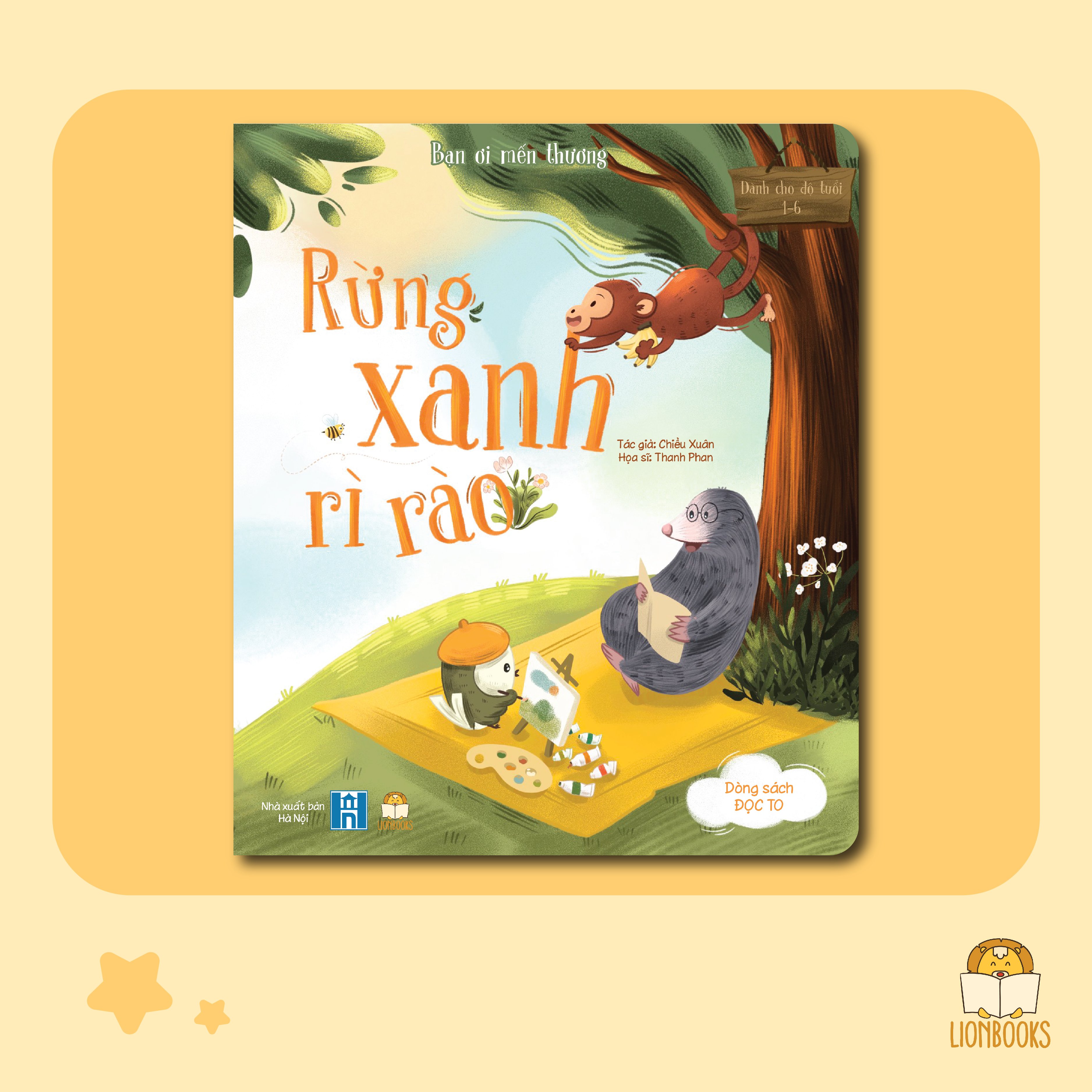 Truyện Kể Cho Bé Trước Giờ Đi Ngủ - Cuốn Rừng Xanh Rì Rào - Sách Tranh Cho Bé 0-3 4-5-6 tuổi