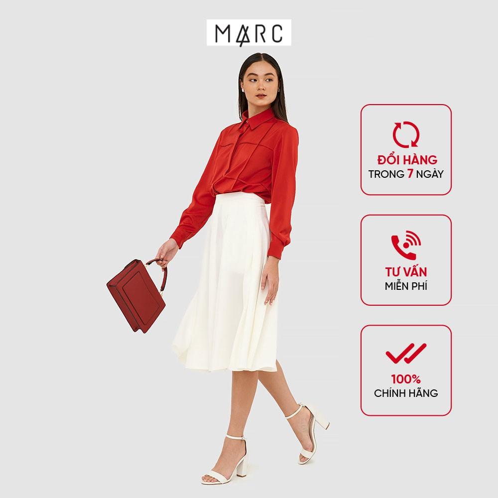 Váy nữ MARC FASHION midi xếp li hợp