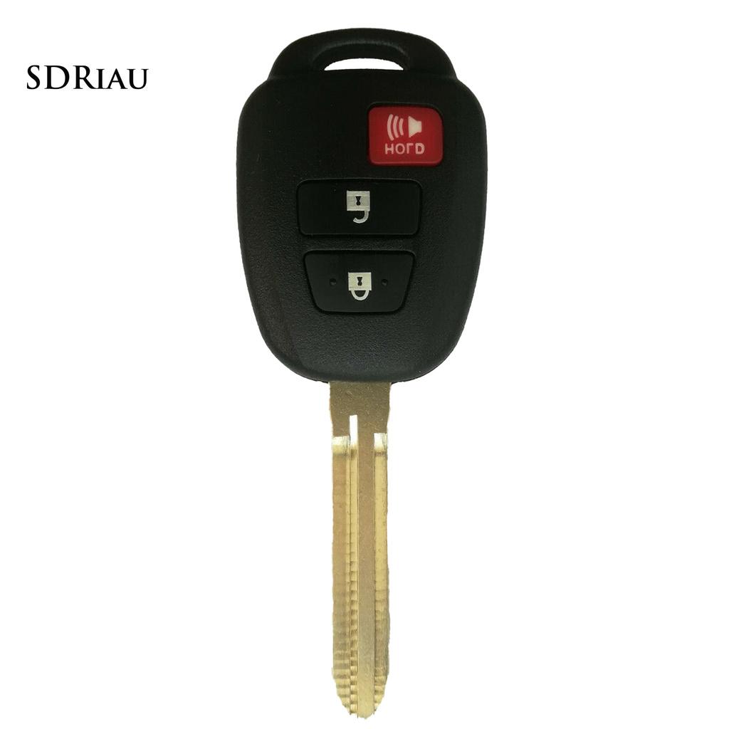 Vỏ Bọc Chìa Khóa Chống Trầy 3 Nút Bấm Cho Xe Toyota