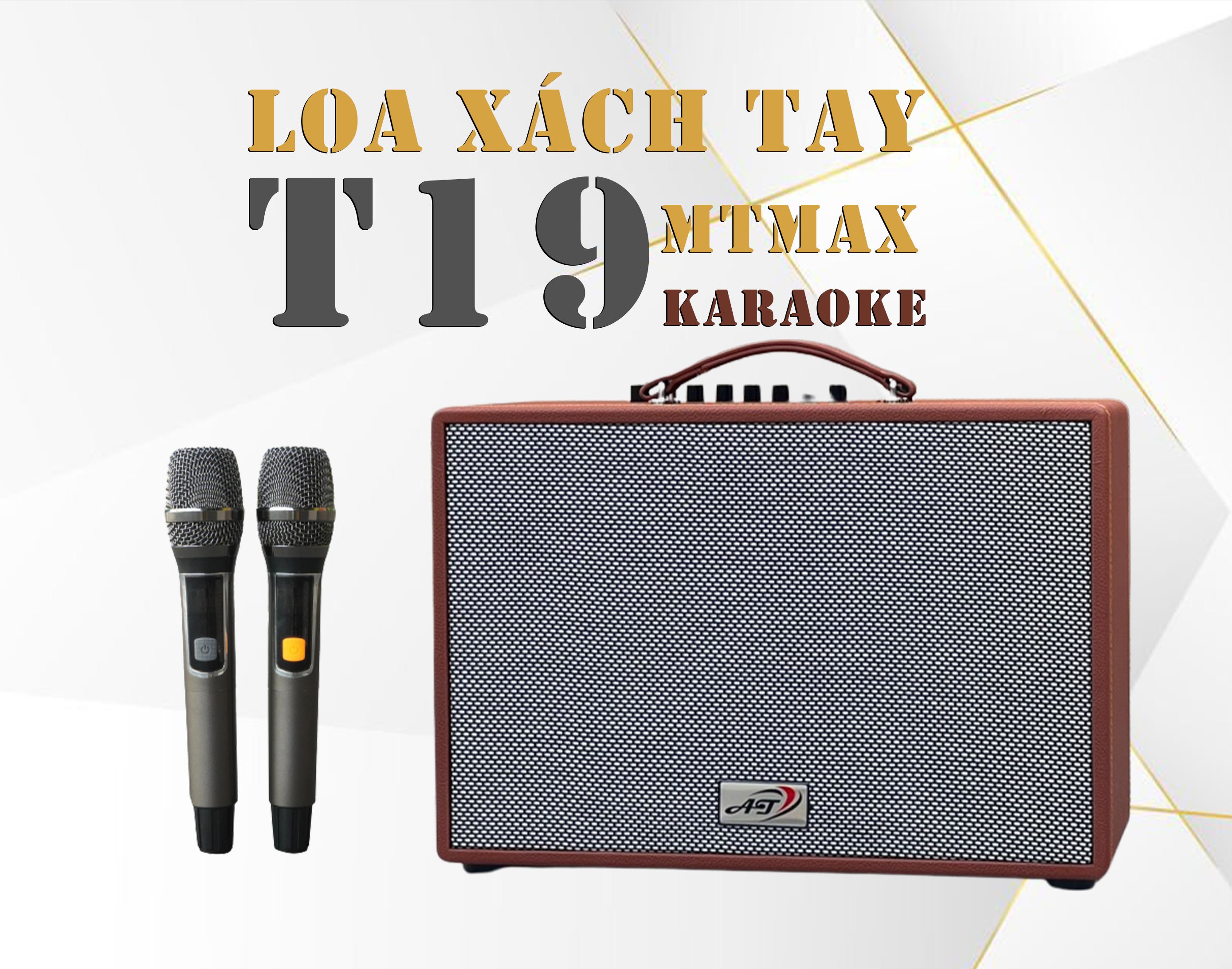 Loa kéo xác tay T19 l Loa kéo xách tay bass 25 âm siêu trầm công suất 300w - loa bass 25cm -treble