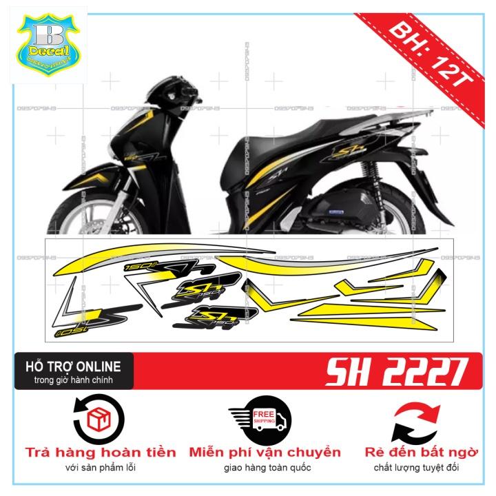 TEM XE SH 2020 VÀNG ĐEN