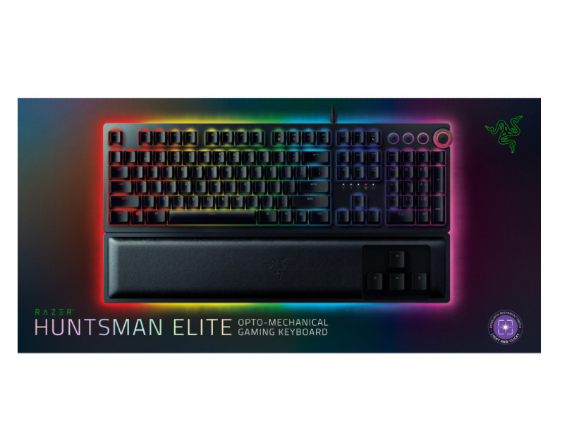 Bàn phím Razer Huntsman Elite–Opto-Mechanical– US Layout_RZ03-01870100-R3M1- HÀNG CHÍNH HÃNG