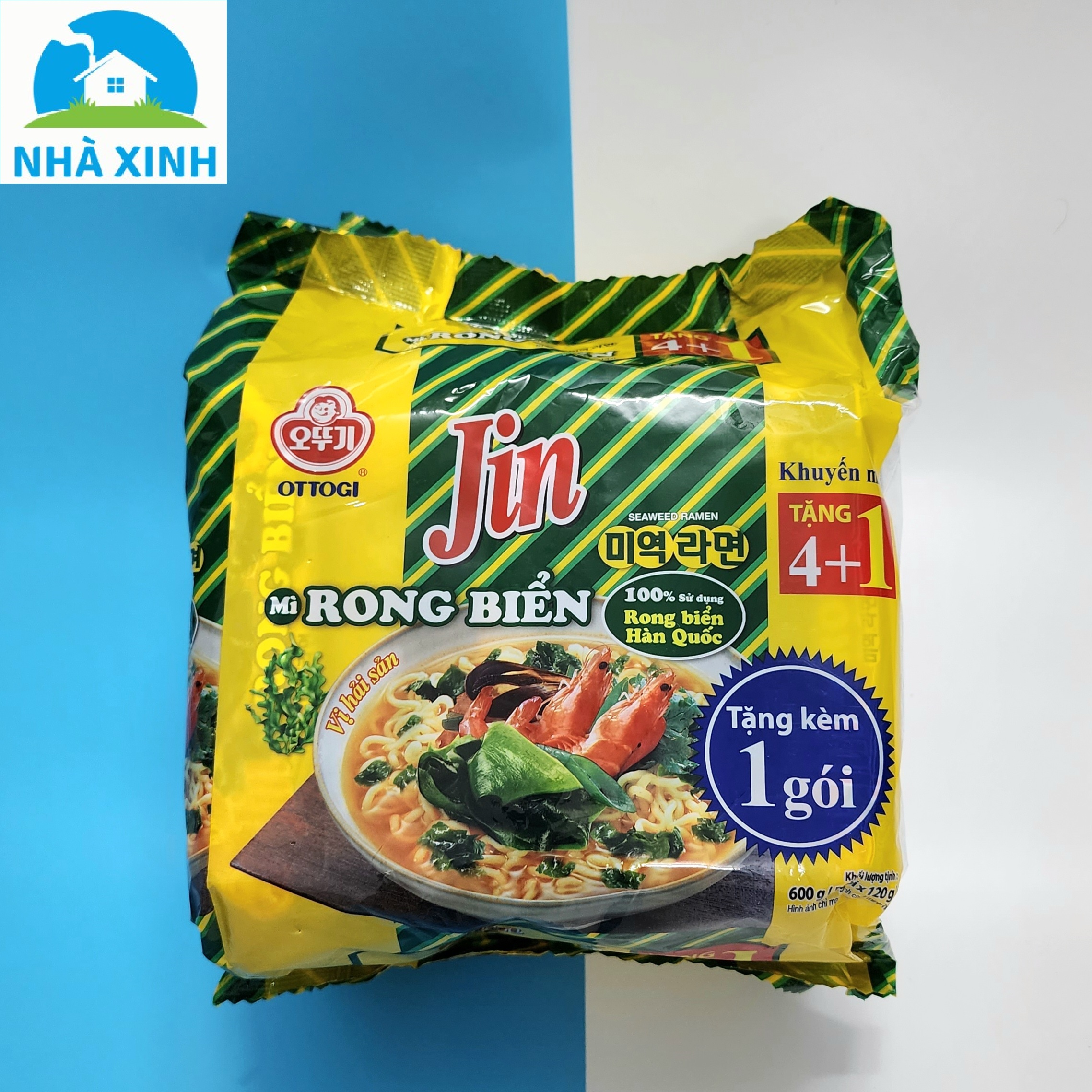 Hình ảnh Lốc 5 Gói Mỳ Jin Rong Biển Ottogi 120g