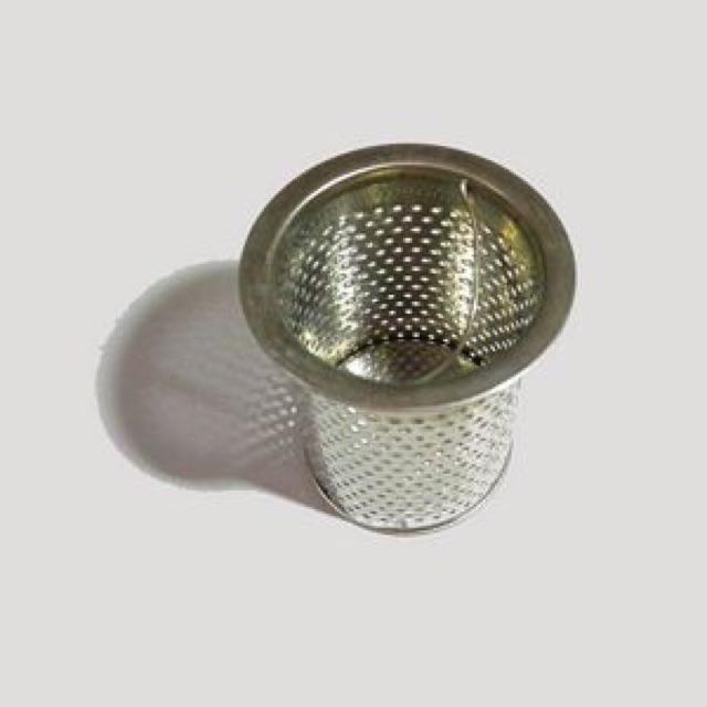 Lọc rác chậu rửa chén loại dài 9cm x đường kính 7,5cm, rổ lọc rác chậu rửa