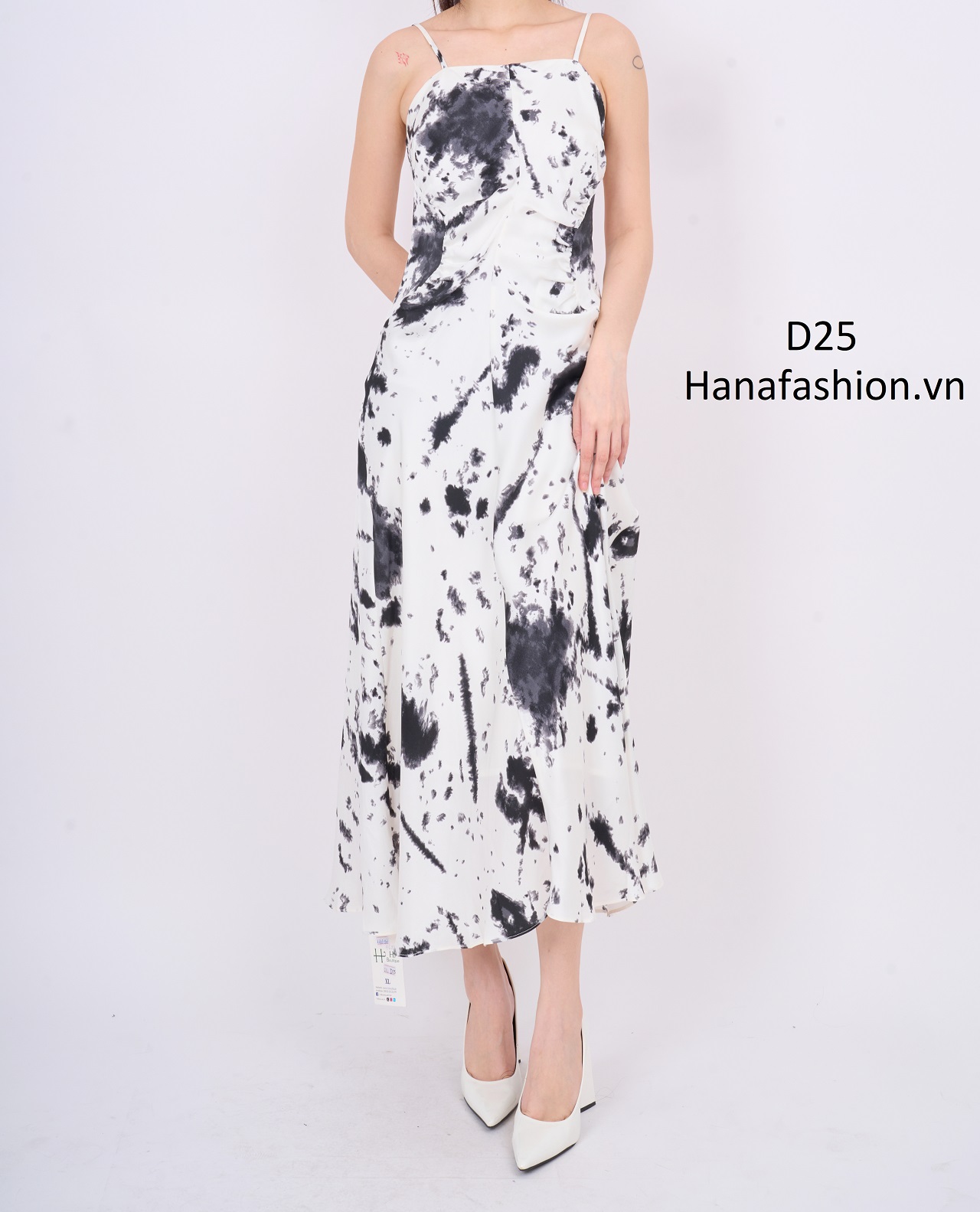 Đầm lụa suông rộng sexy -D25