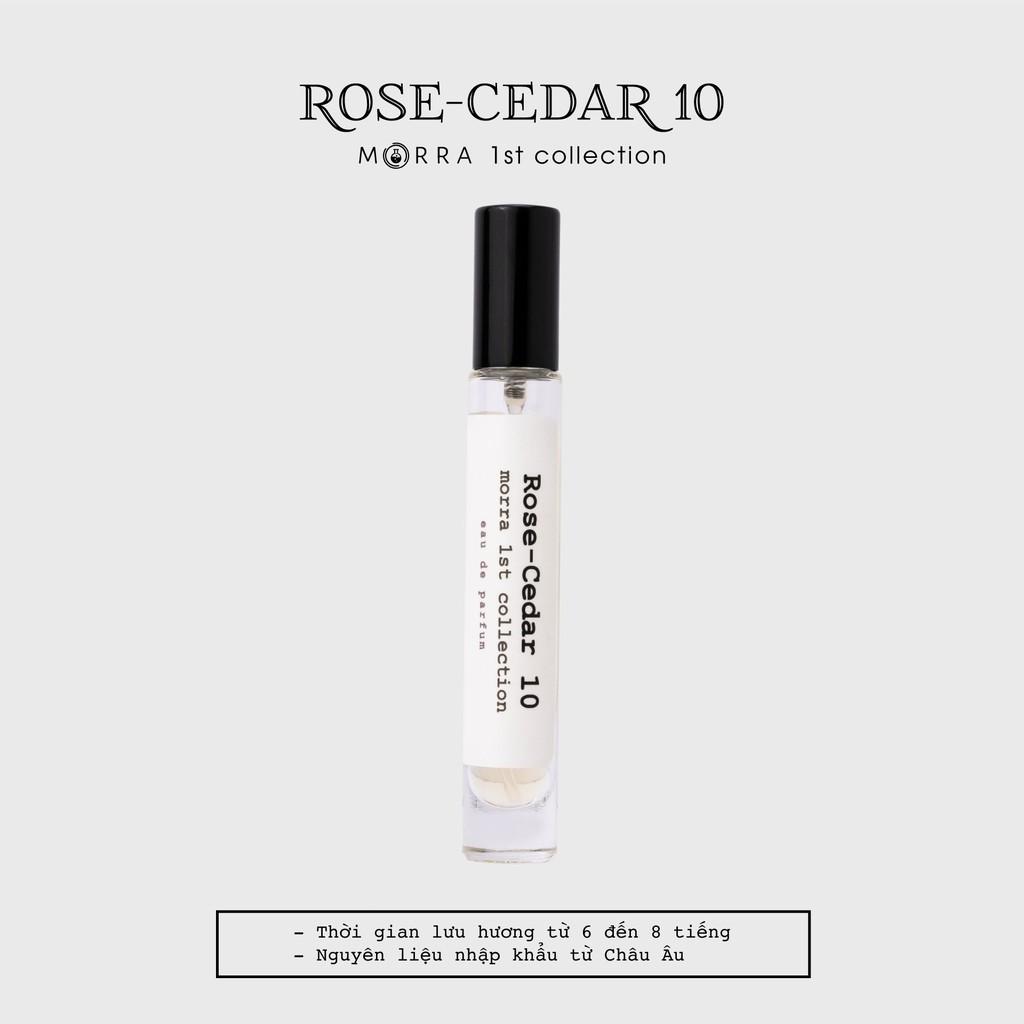 Nước Hoa Nữ Morra Rose Cedar 10 Hương Hoa Cỏ Nữ Tính, Ngọt Ngào, Sang Trọng Và Quyến Rũ - Nước Hoa Dạng Xịt 10ml