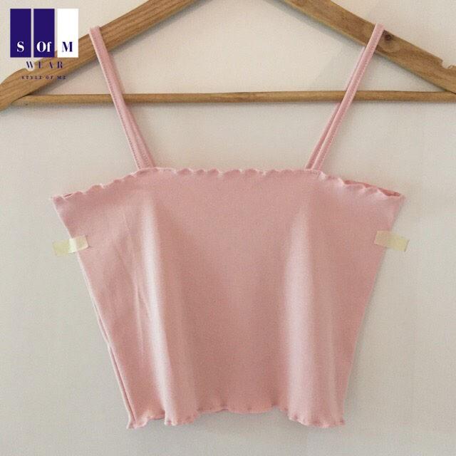 Áo Croptop Nữ Hai Dây Sofm Wear (6 màu)