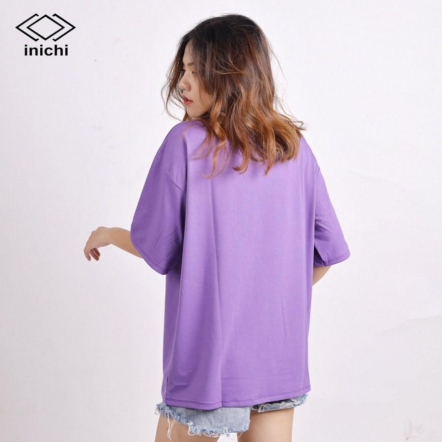 Áo thun tay lỡ form rộng INICHI phong cách Unisex cho cả nam nữ, hình in chữ BIG SHOT - IC630