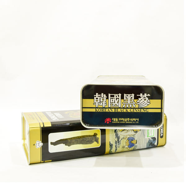 Hộp 300 Grams Nhân sâm đen khô nguyên củ Daedong Korea